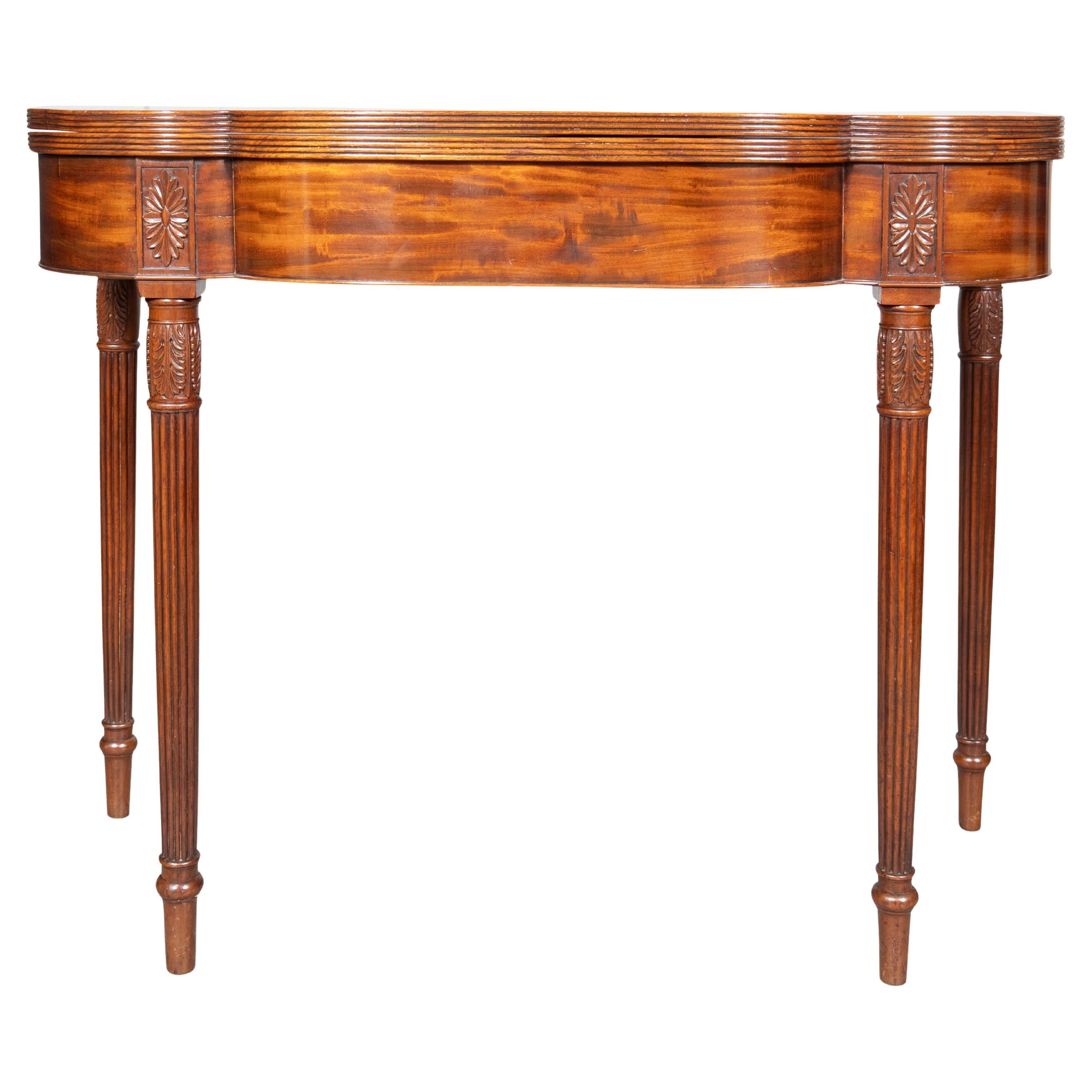 Federal Mahogany Card Table