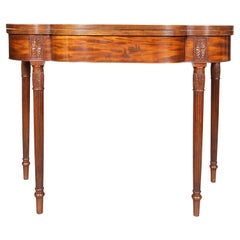 Antique Federal Mahogany Card Table