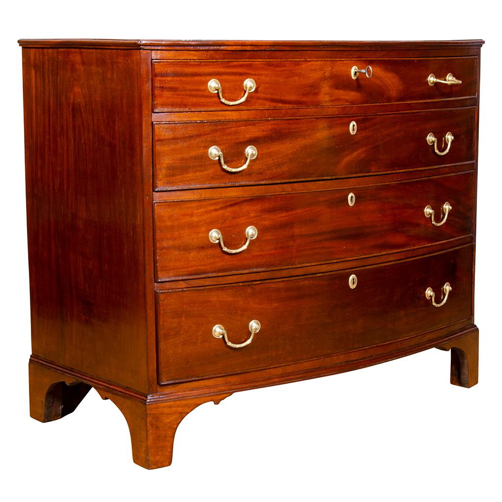 Late 18th Century Federal Mahogany Chest of Drawers