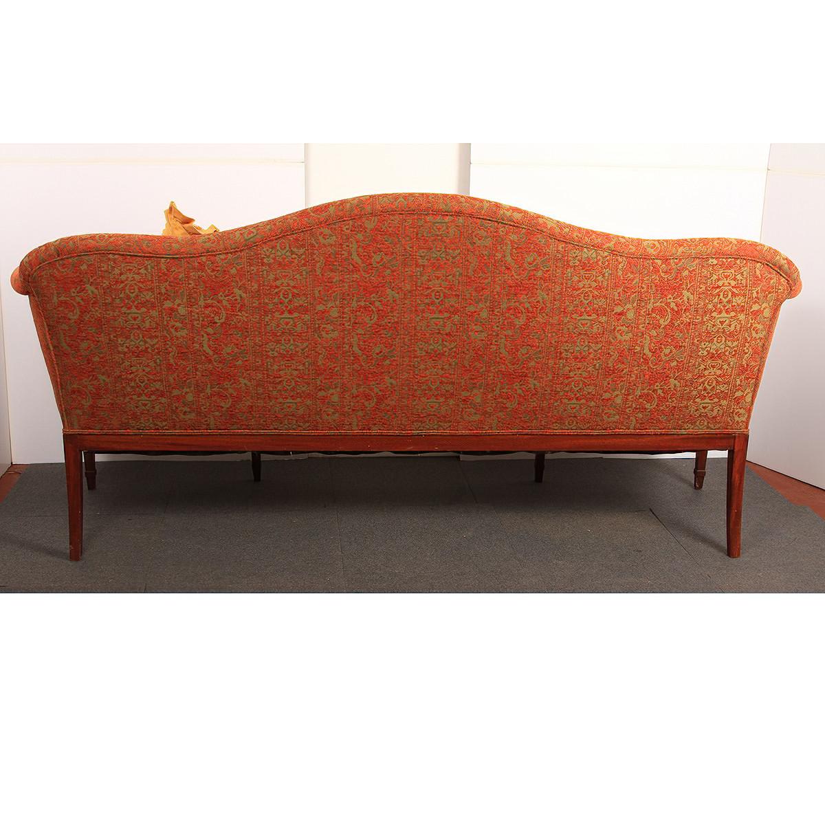 Federal Mahogany Inlaid Sofa For Sale 1