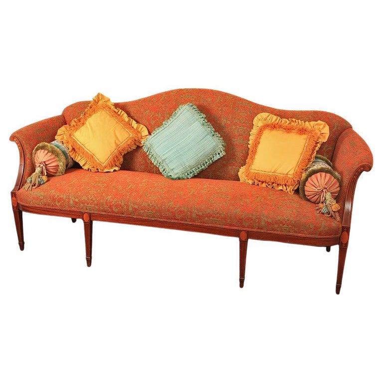Federal Mahogany Inlaid Sofa For Sale