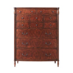 Federal Mahogany Tall Gentleman's Chest