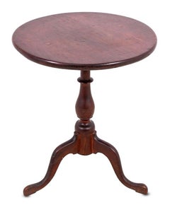 Federal Mahogany Tripod Table
