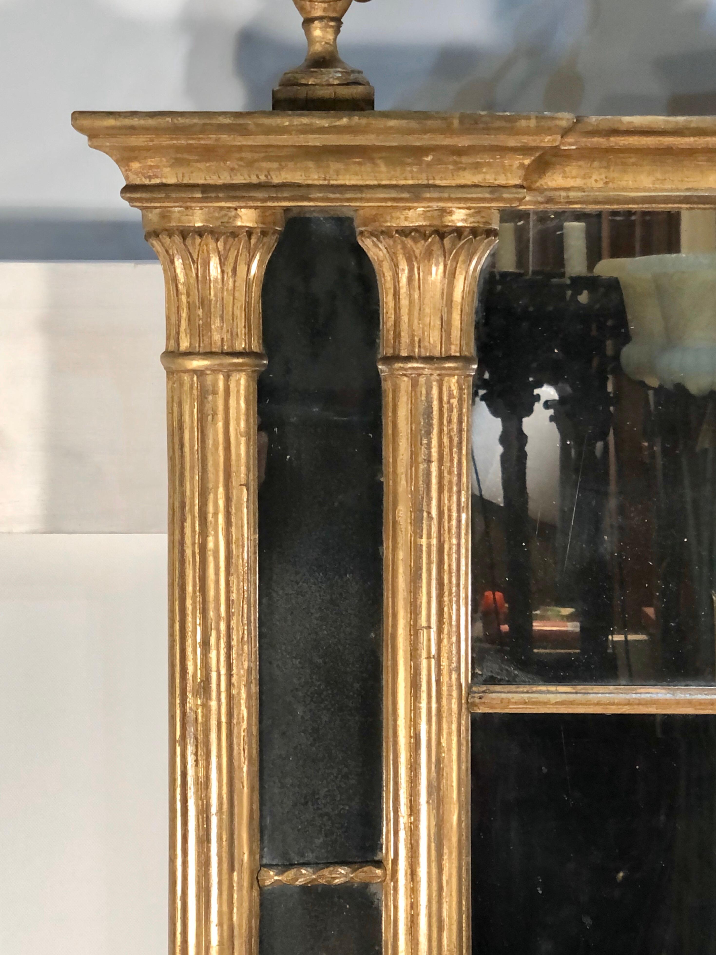 Federal New York Pier Mirror, Late 18th Century For Sale 3