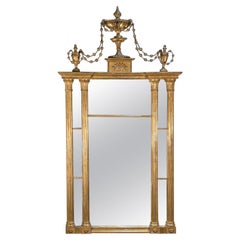 Antique Federal New York Pier Mirror, Late 18th Century