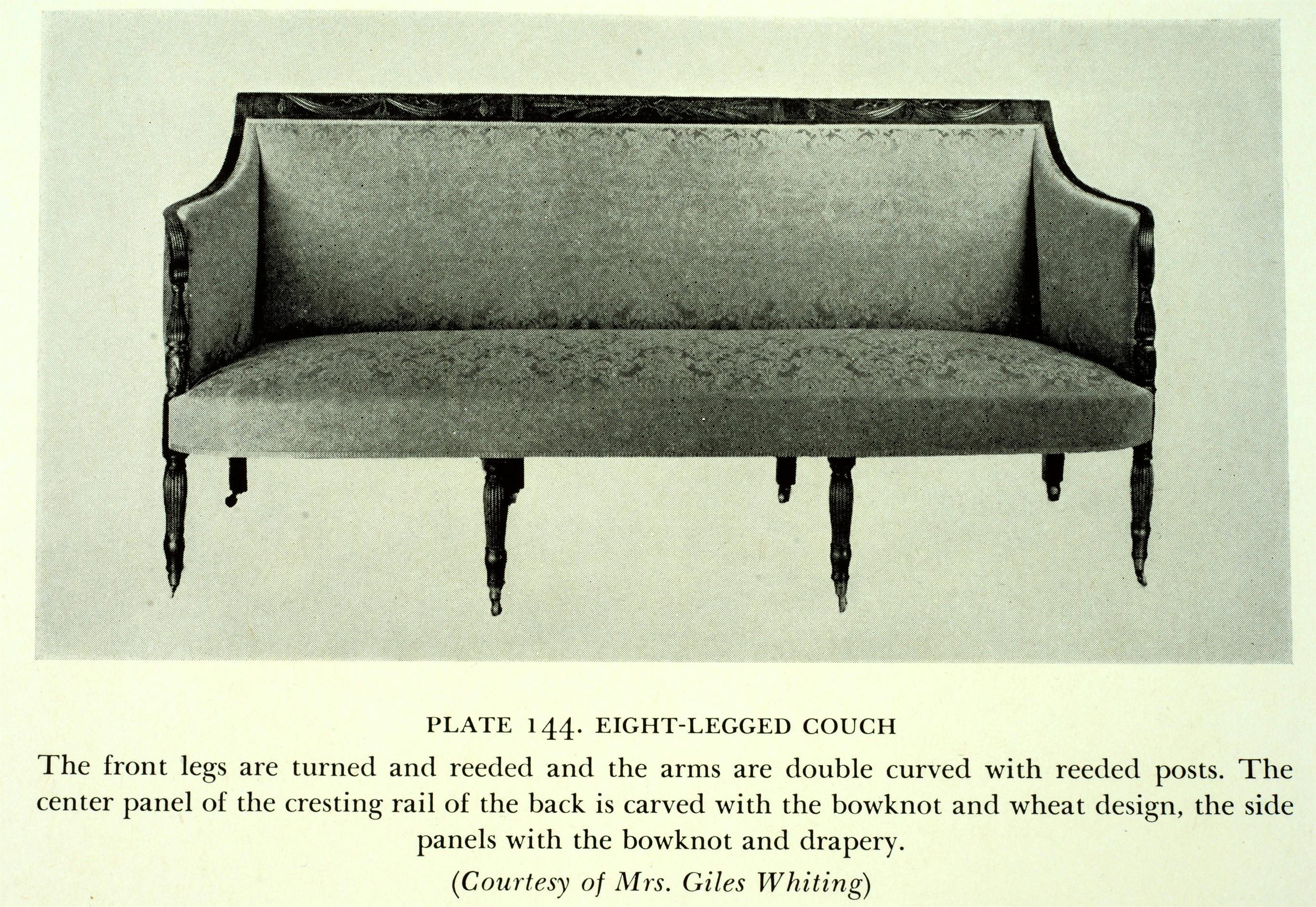 Federal Period Carved Mahogany Sofa Attributed to Duncan Phyfe NY, circa 1810 9