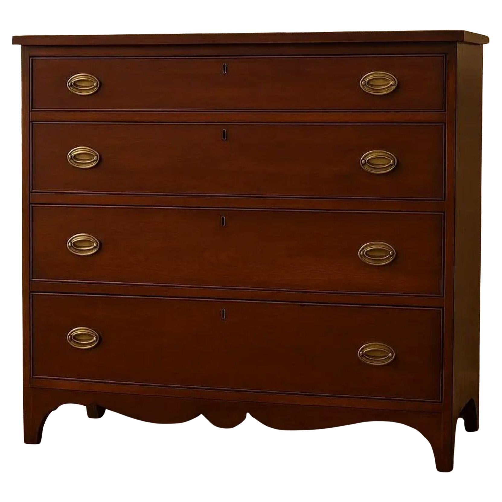 Federal Period Mahogany Chest of Drawers