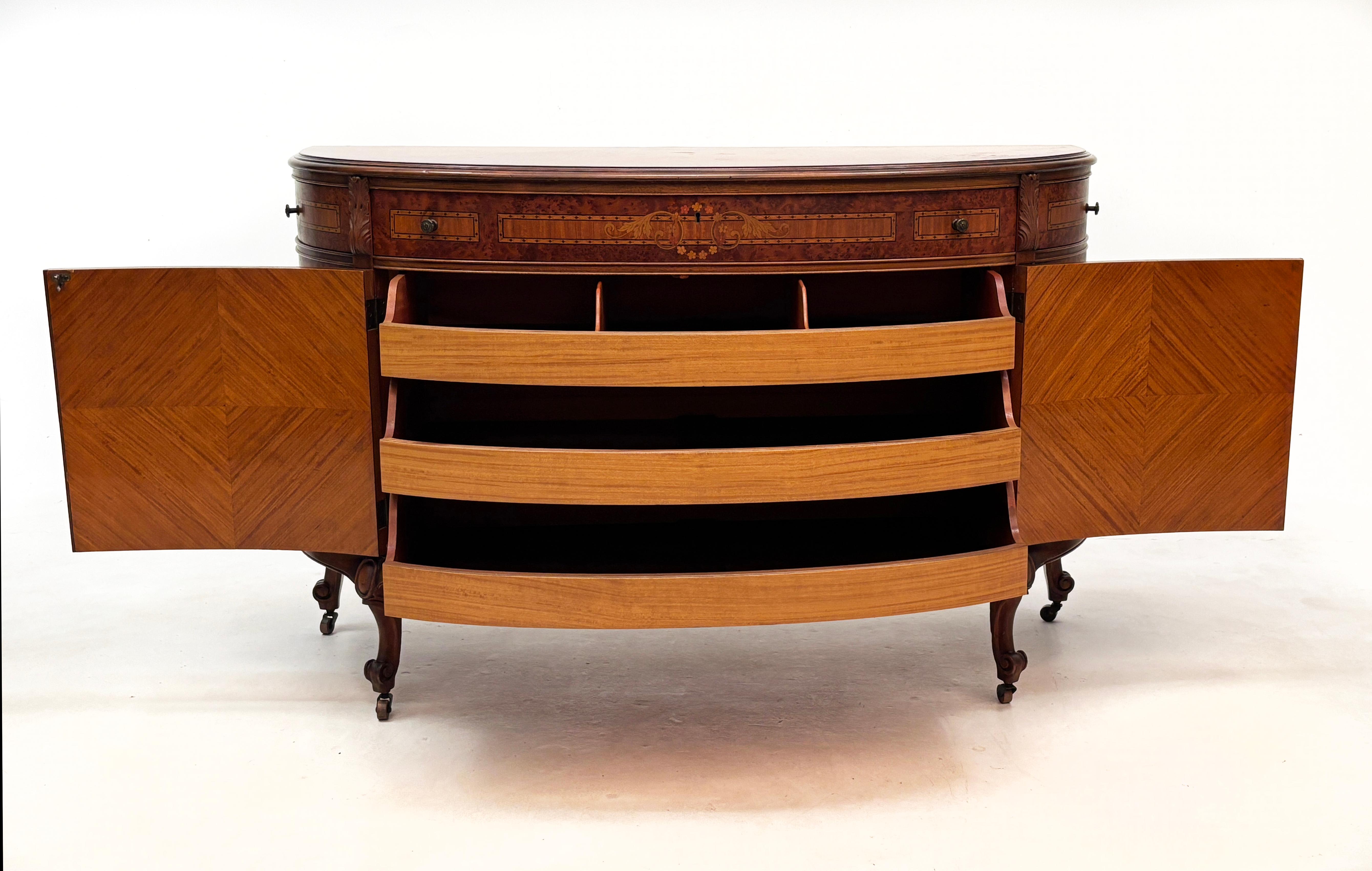 Credenza in stile Feder Revival francese 1915-1930 ca. in vendita 7