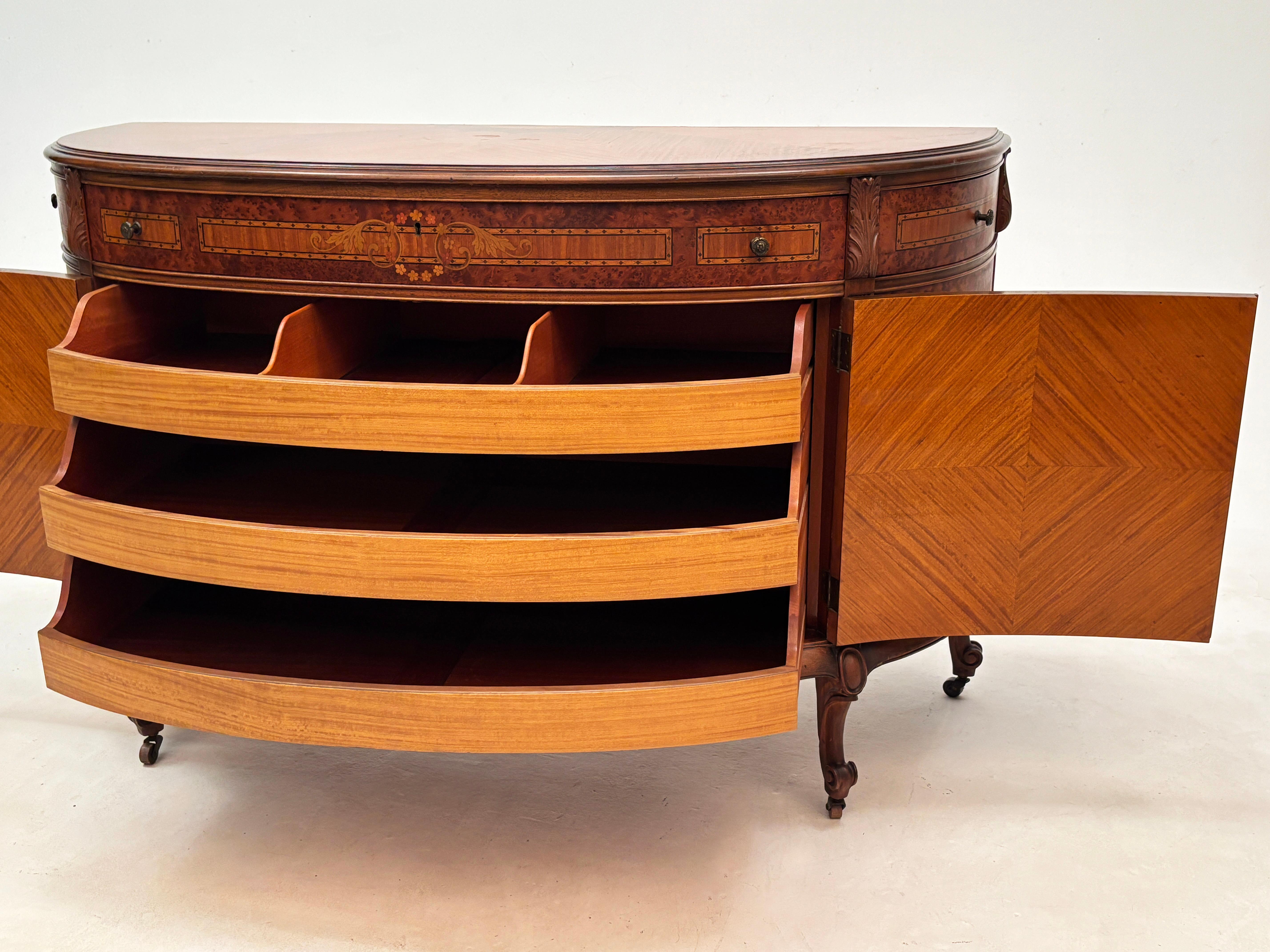 Credenza in stile Feder Revival francese 1915-1930 ca. in vendita 8