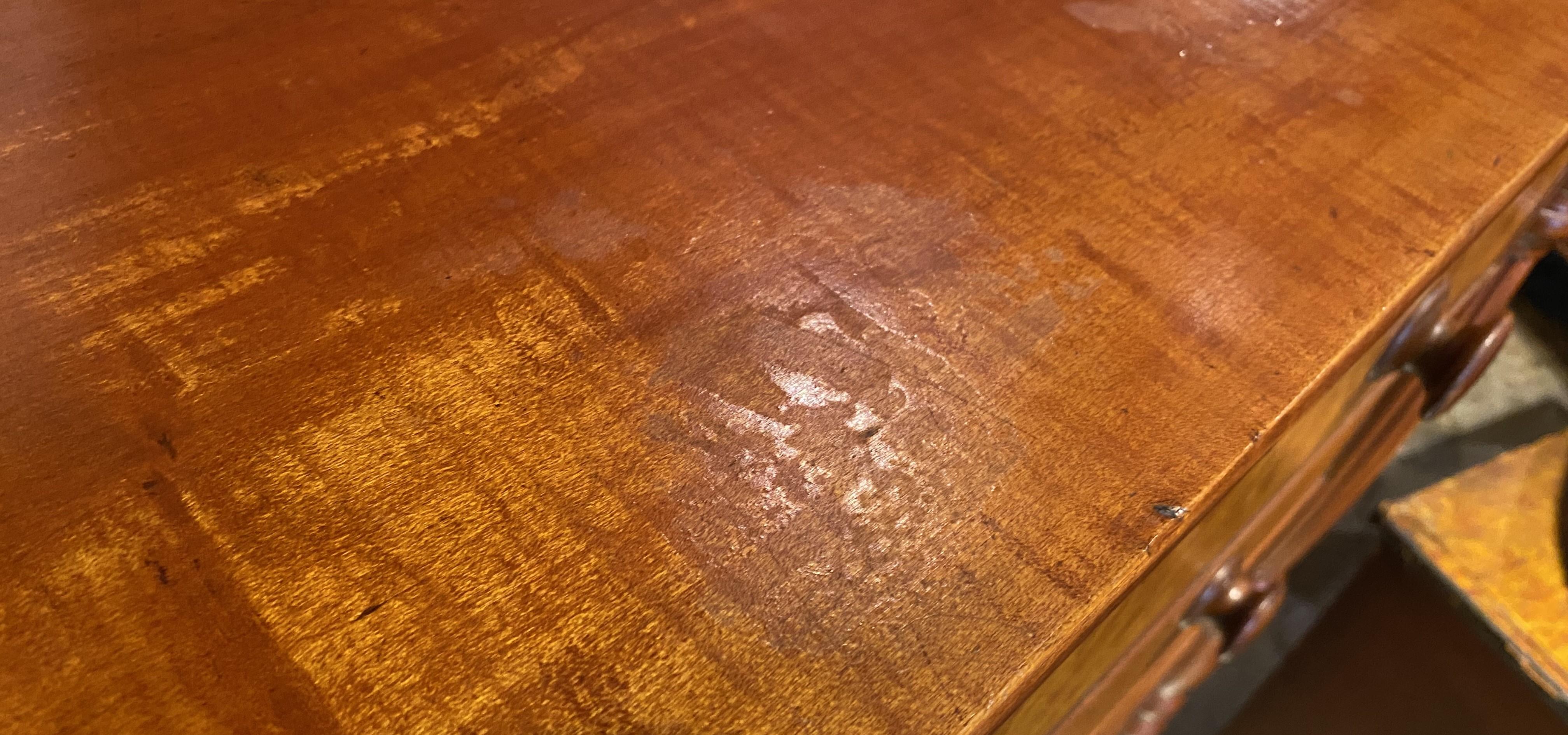 Federal Sheraton Chest with Birdseye Maple Drawer Fronts circa 1820 9