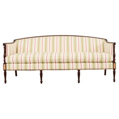 Federal Sheraton Style Mahagoni Sofa Settee von Hickory Chair