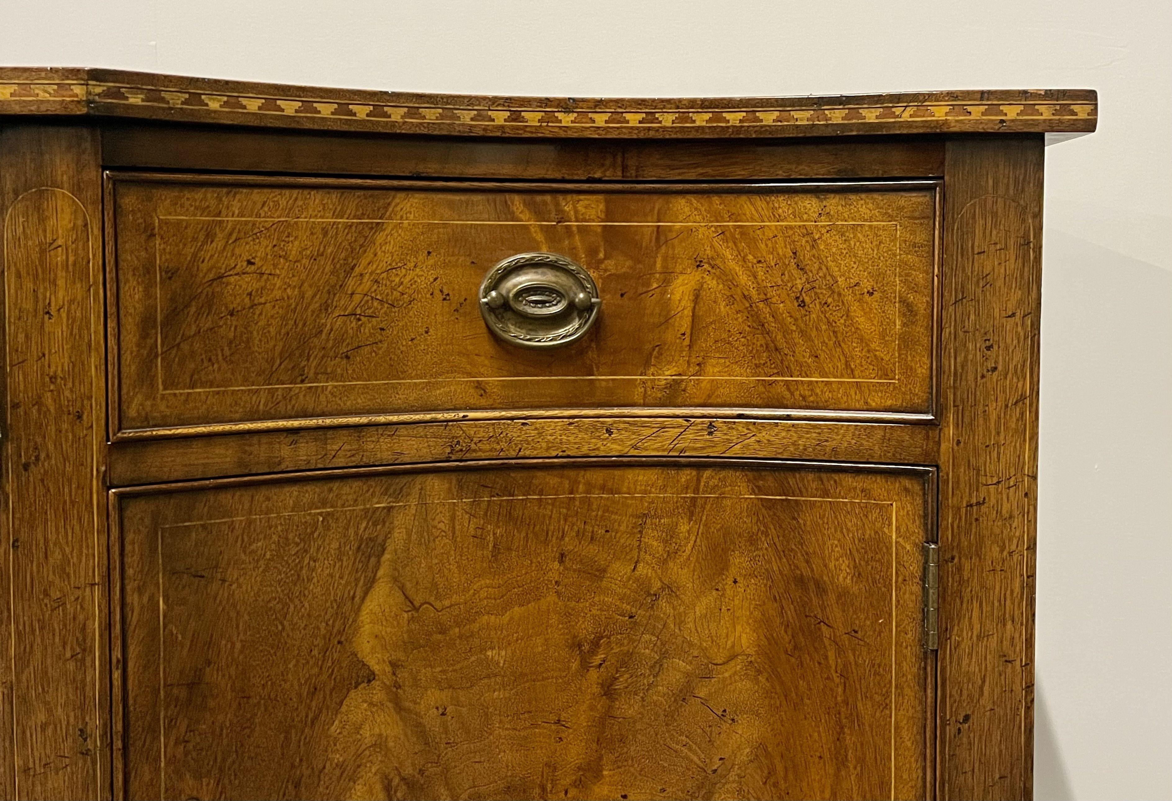 Federal Sideboard, Credenza, Solid Flame Mahogany, Inlaid, Georgian Style 2