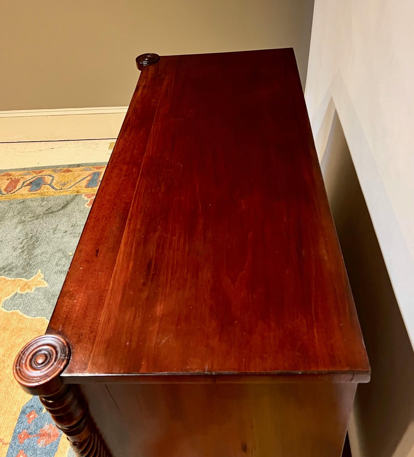 Inlay Federal Style 4-Drawer Chest, Circa:1875