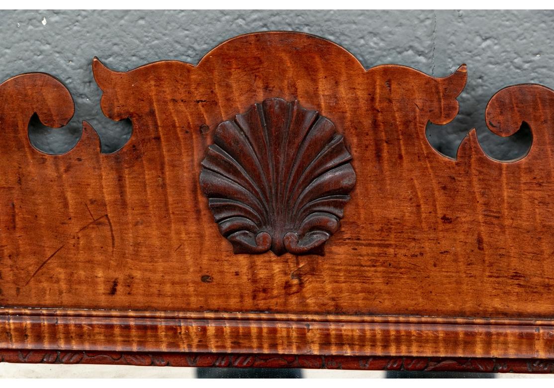 Federal Style Bench Made Carved Mirror 5
