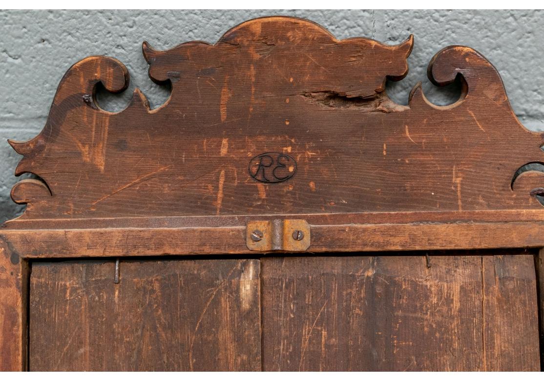 Federal Style Bench Made Carved Mirror 7
