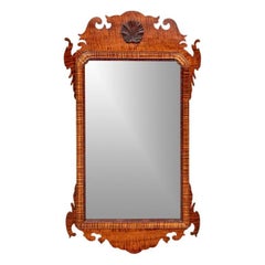 Federal Style Bench Made Carved Mirror