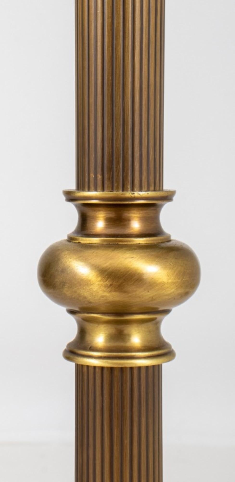 Metal Federal Style Brass Floor Lamp