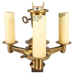 Vintage Federal Style Brass Floor Lamp