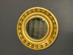 Federal Style Circular Mirror, Giltwood Wall / Pier / Vanity