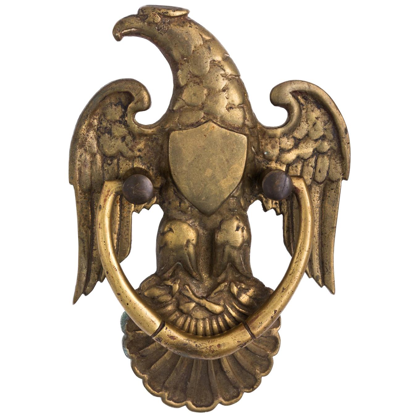 Federal Style Eagle Door Knocker, circa 1950s For Sale