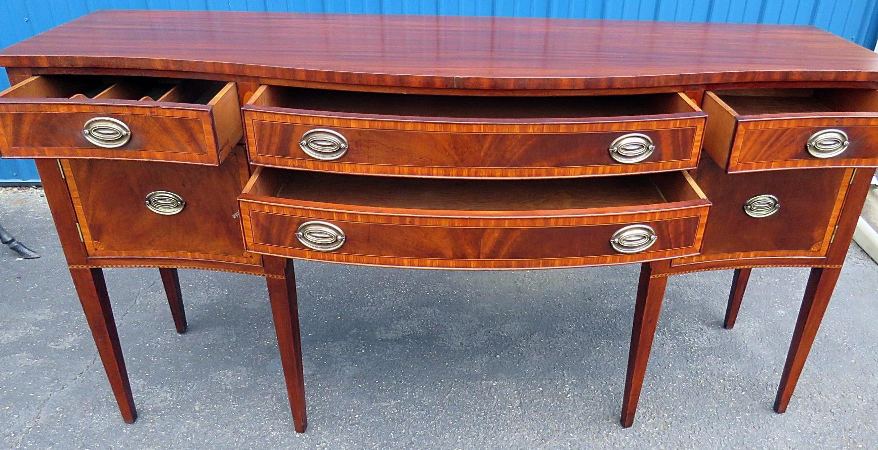 Federal Style Inlaid Sideboard 1