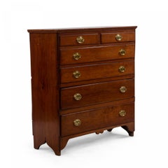 Federal Style Mahogany Chest of Drawers with Lift Top