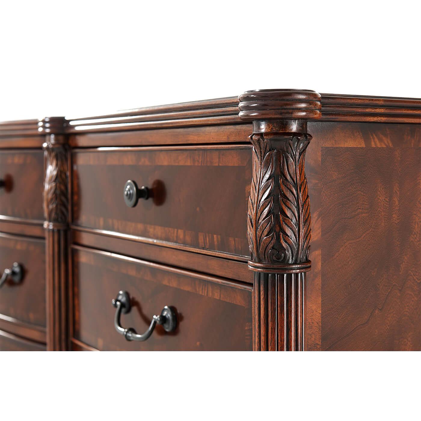 Federal Style Mahogany Dresser In New Condition For Sale In Westwood, NJ