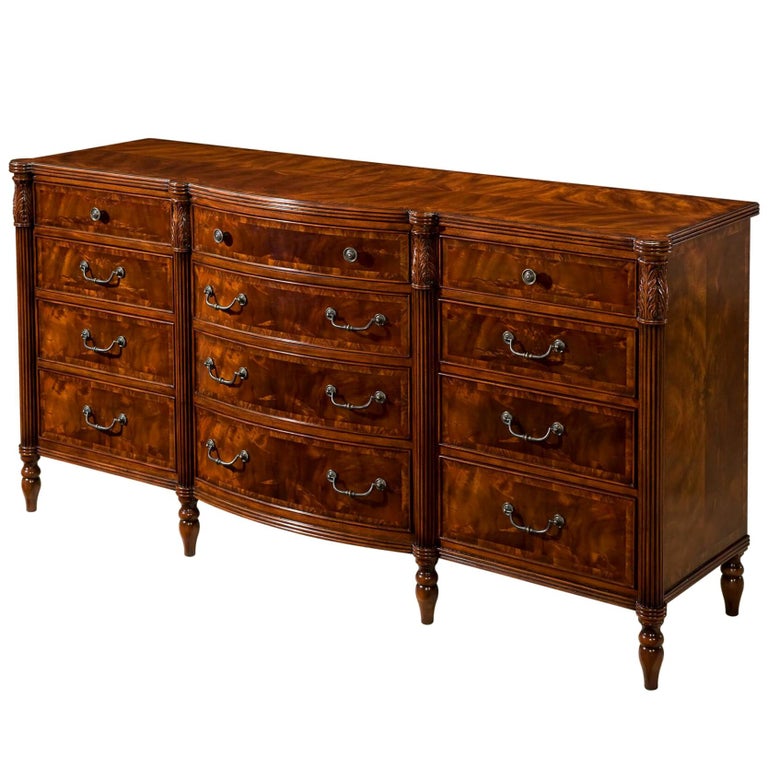Federal Style Mahogany Dresser at 1stDibs