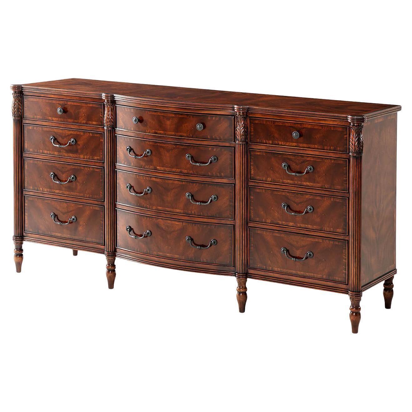 Federal Style Mahogany Dresser For Sale
