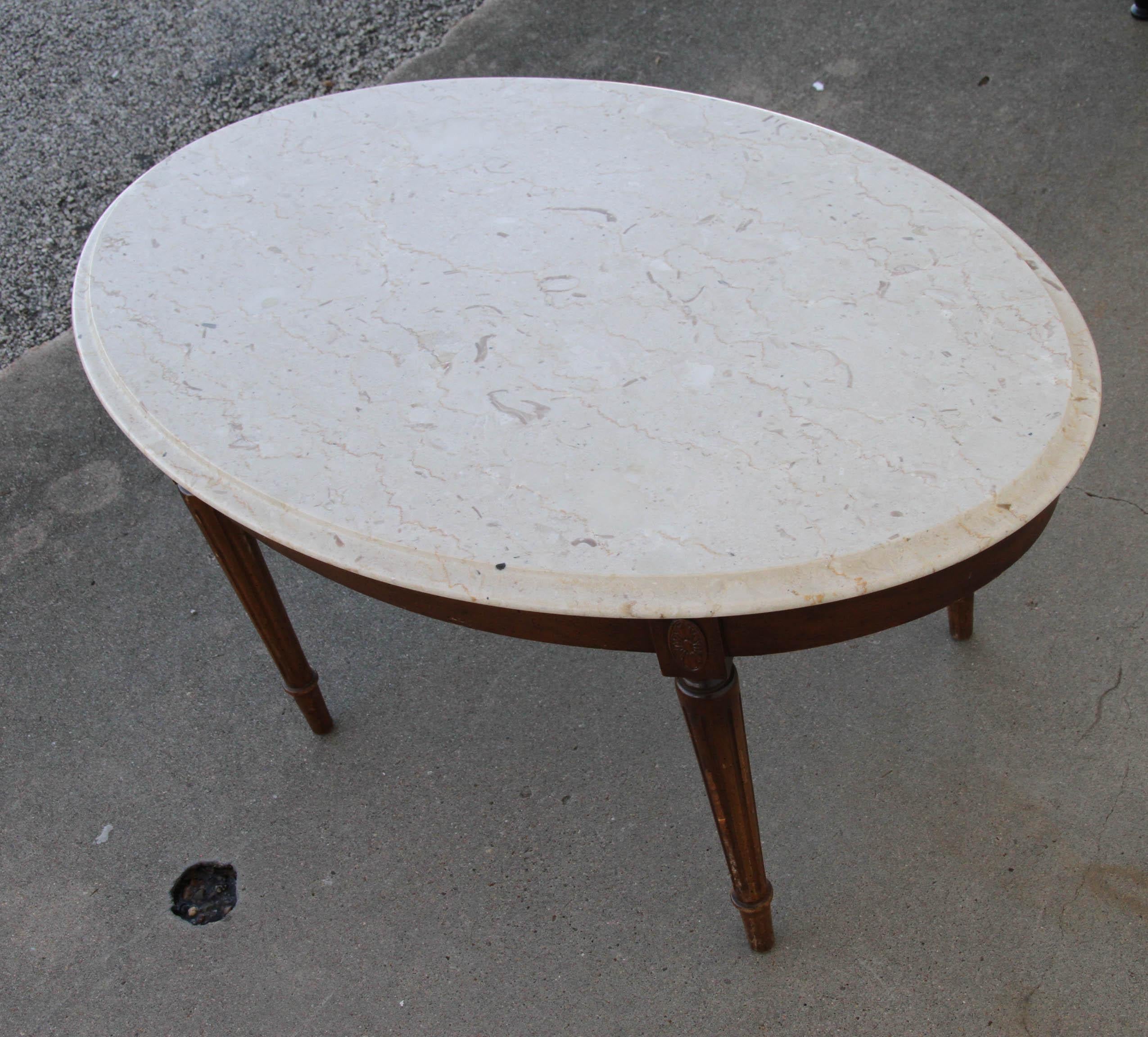 antique marble coffee table