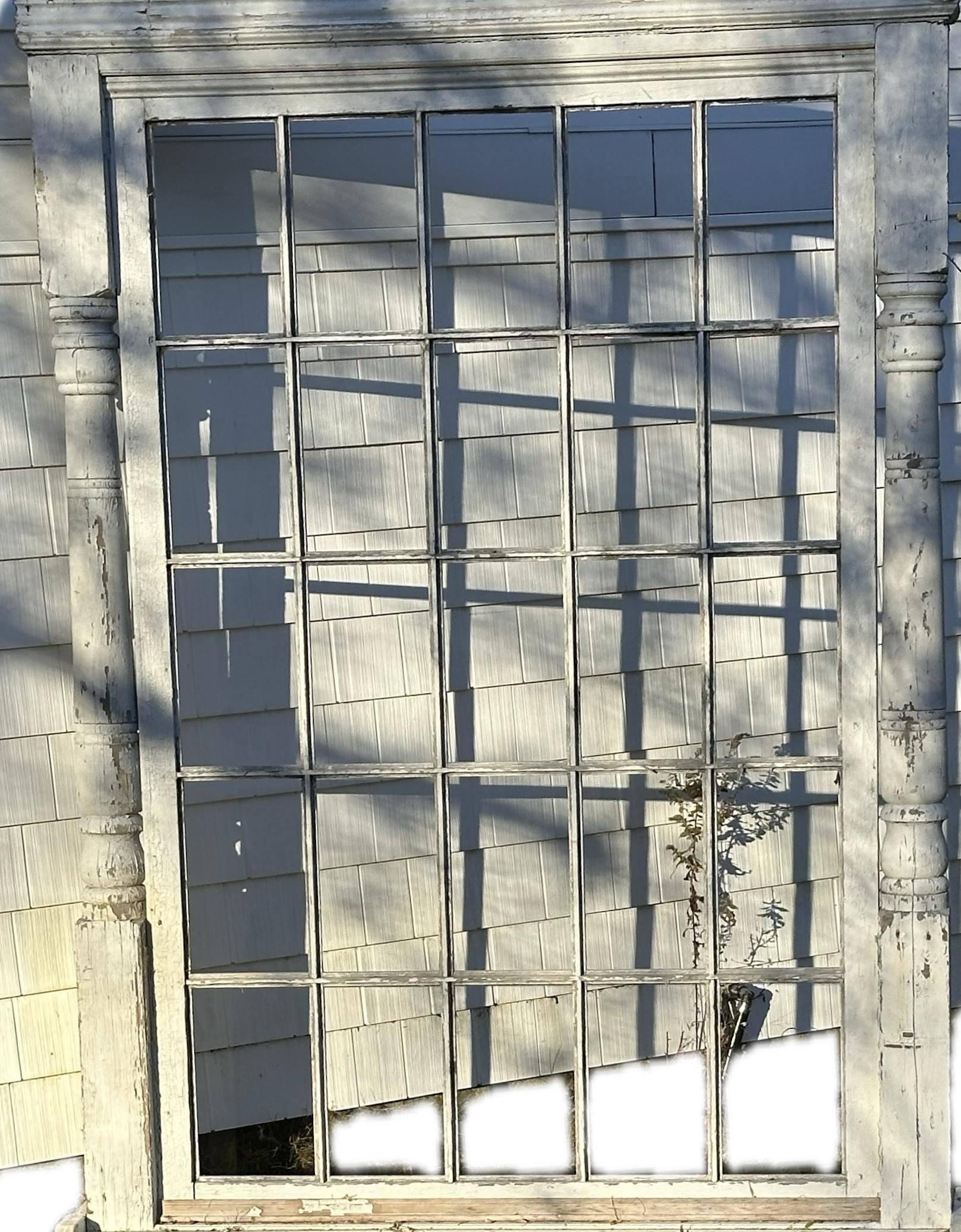 Fédéral Éléments architecturaux surdimensionnés de style fédéral comme treillis de jardin - L'un des quatre en vente