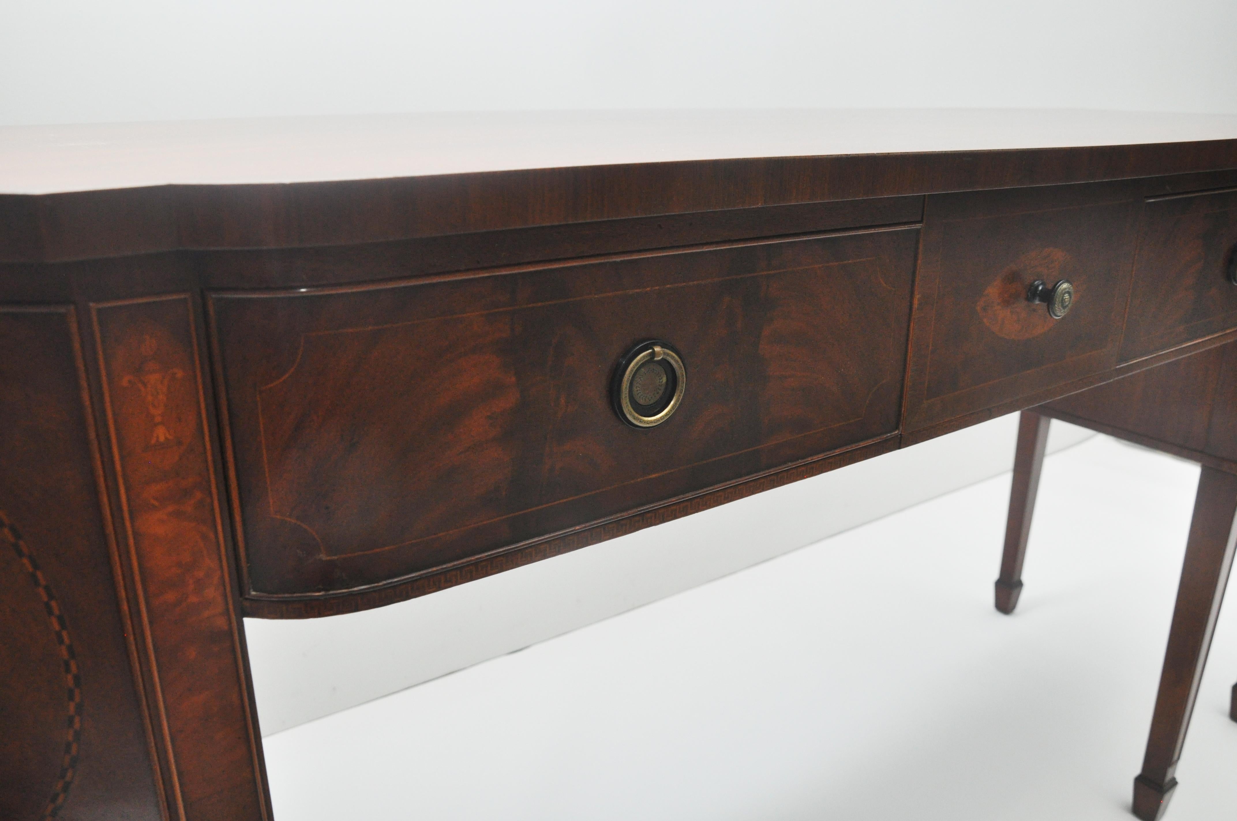 Late 20th Century Federal Style Sideboard Buffet
