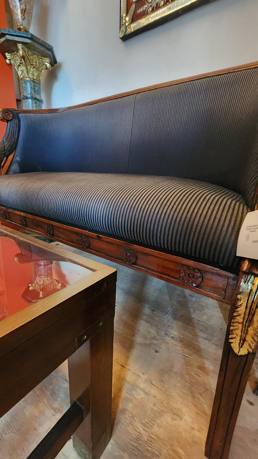 Americano Divano imbottito Style Upholstering di Feder in vendita