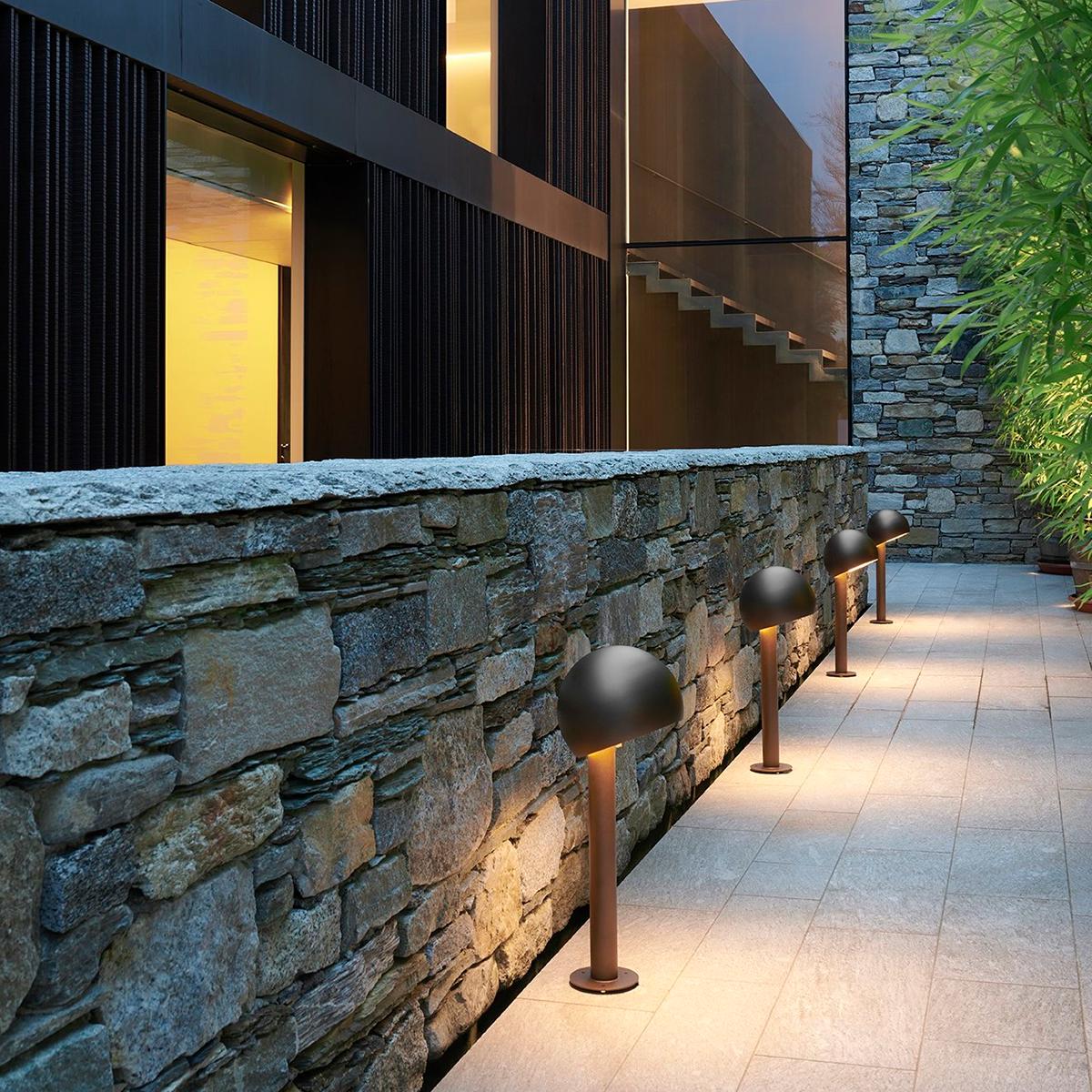 Metal Federica Farina Outdoor Lamp 'Otto' by Oluce For Sale