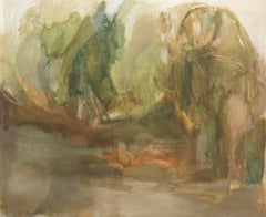 Paesaggio atmosferico Astrazione Nature - Federica Furbelli, Olio su tela