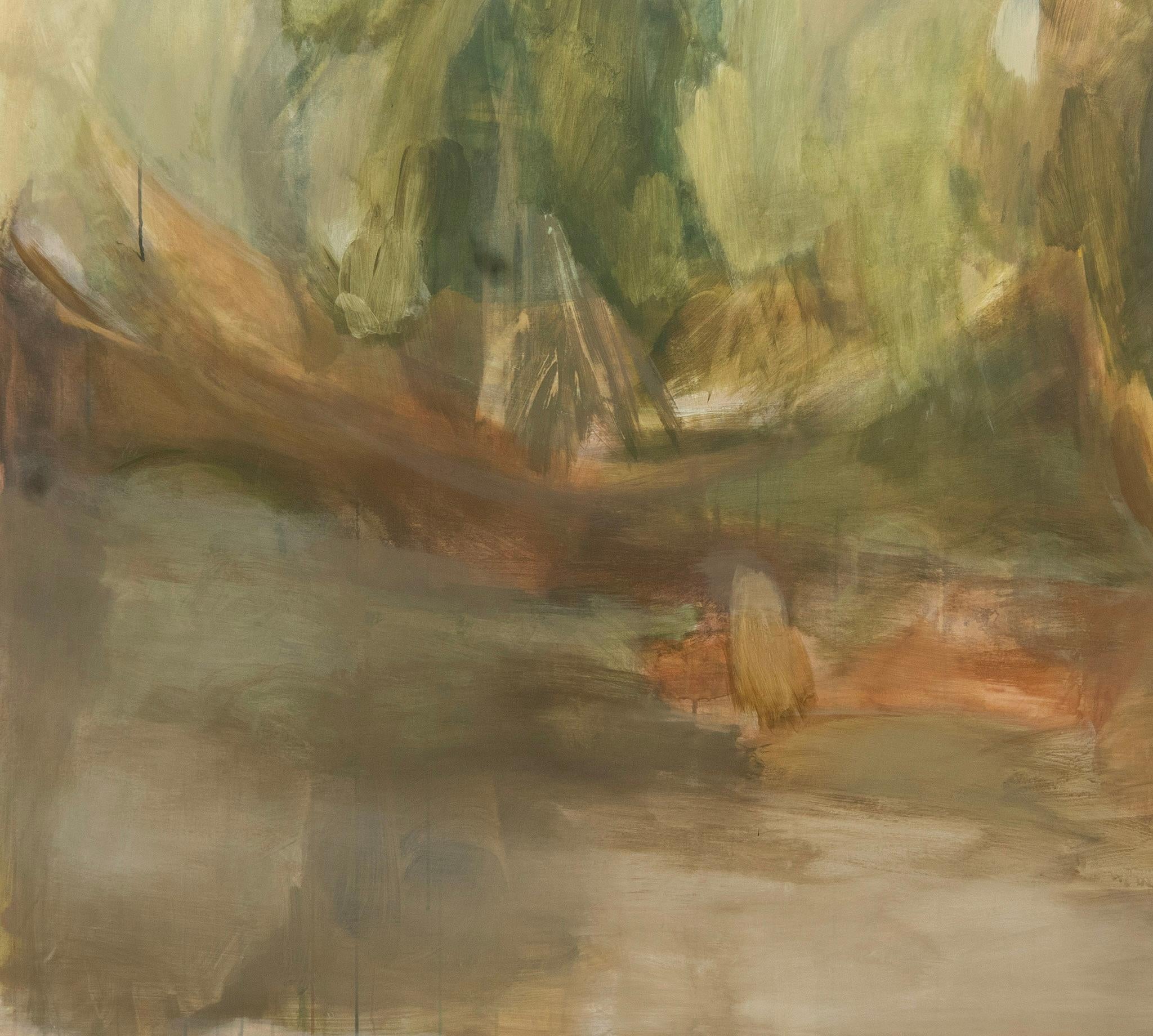 Atmosphärische Landschaft Abstraktion Nature - Federica Furbelli, Öl auf Leinwand im Angebot 2