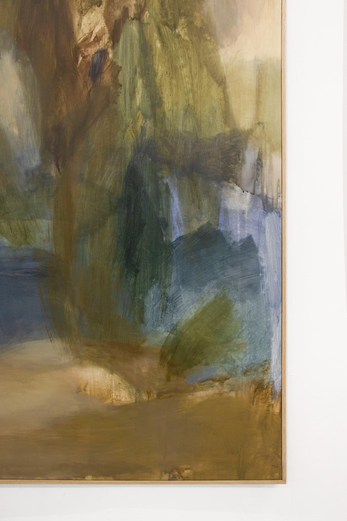 Atmospheric Landscape Abstraction Nature — Federica Furbelli, Oil on Canvas For Sale 2