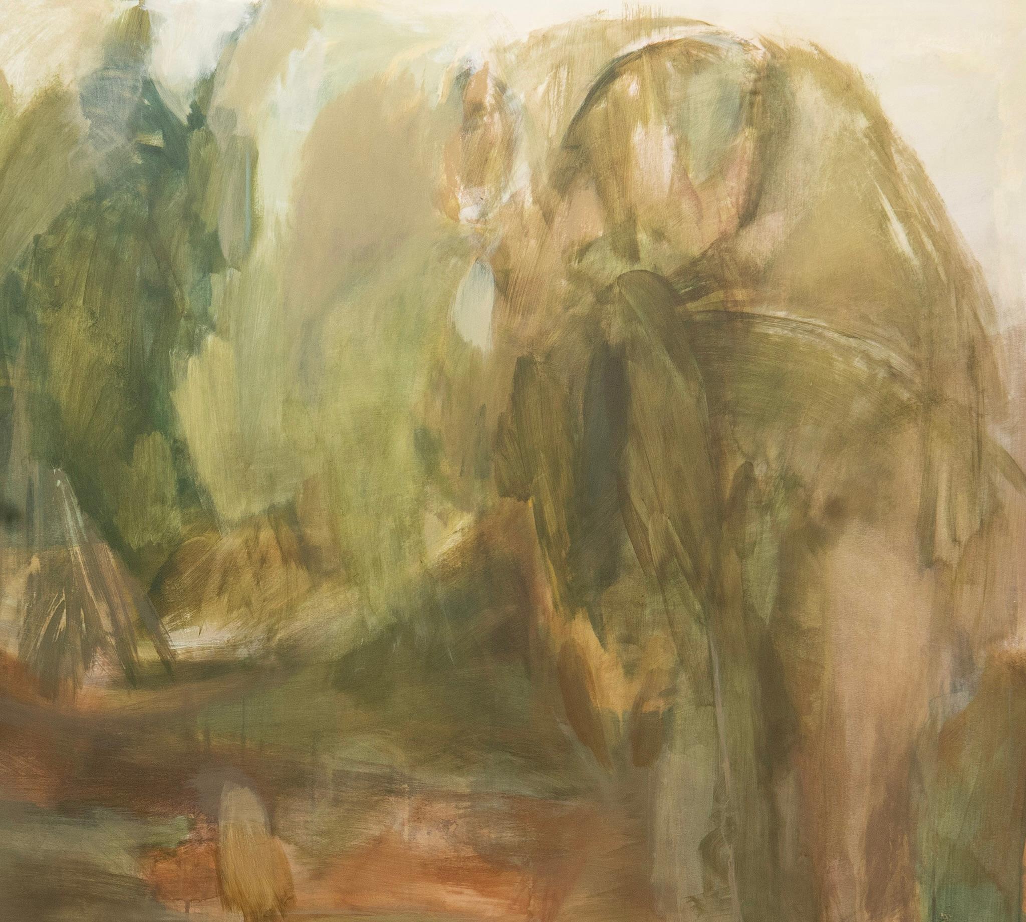 Atmosphärische Landschaft Abstraktion Nature - Federica Furbelli, Öl auf Leinwand im Angebot 3