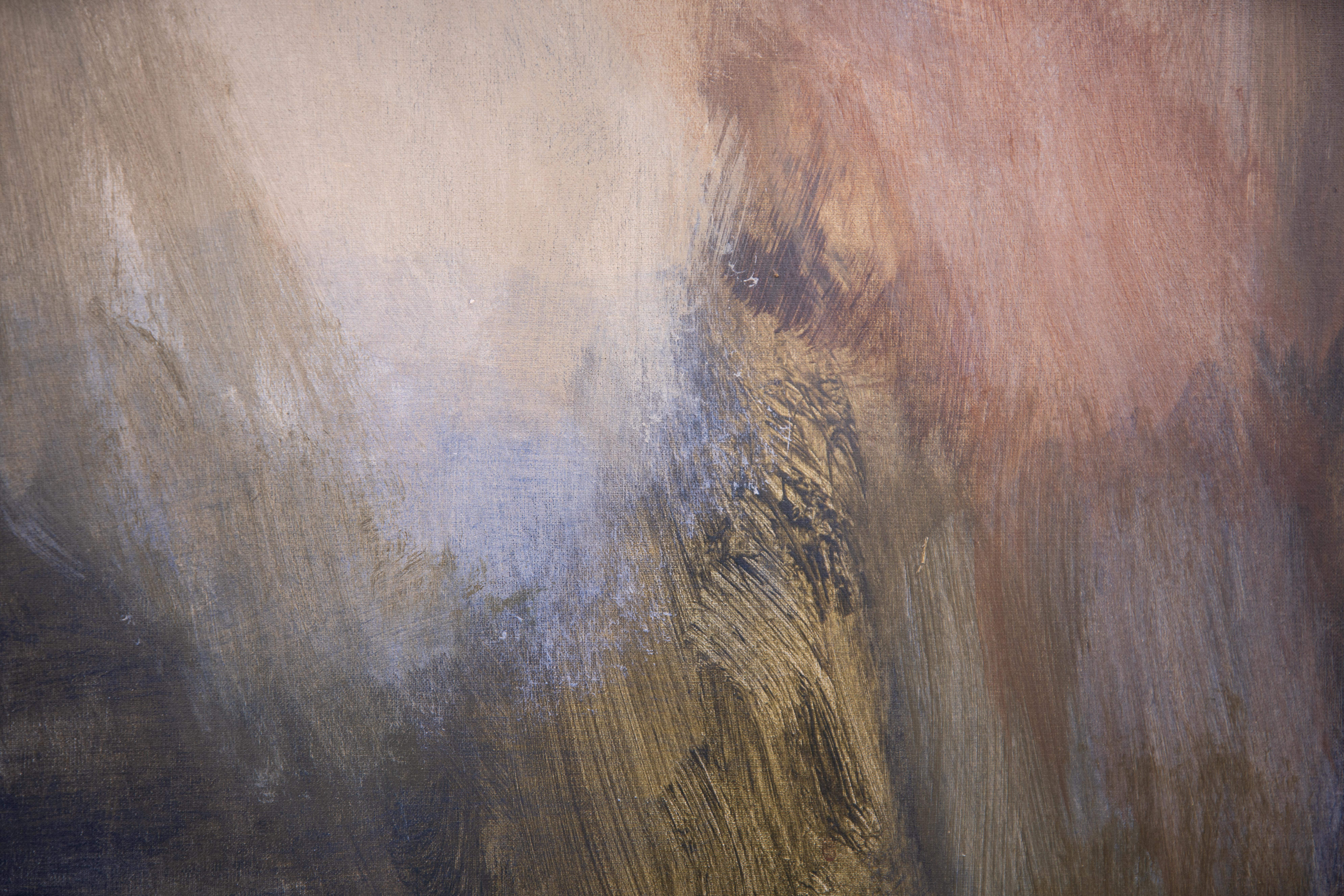 Atmospheric Landscape Abstraction Nature — Federica Furbelli, Oil on Canvas For Sale 3