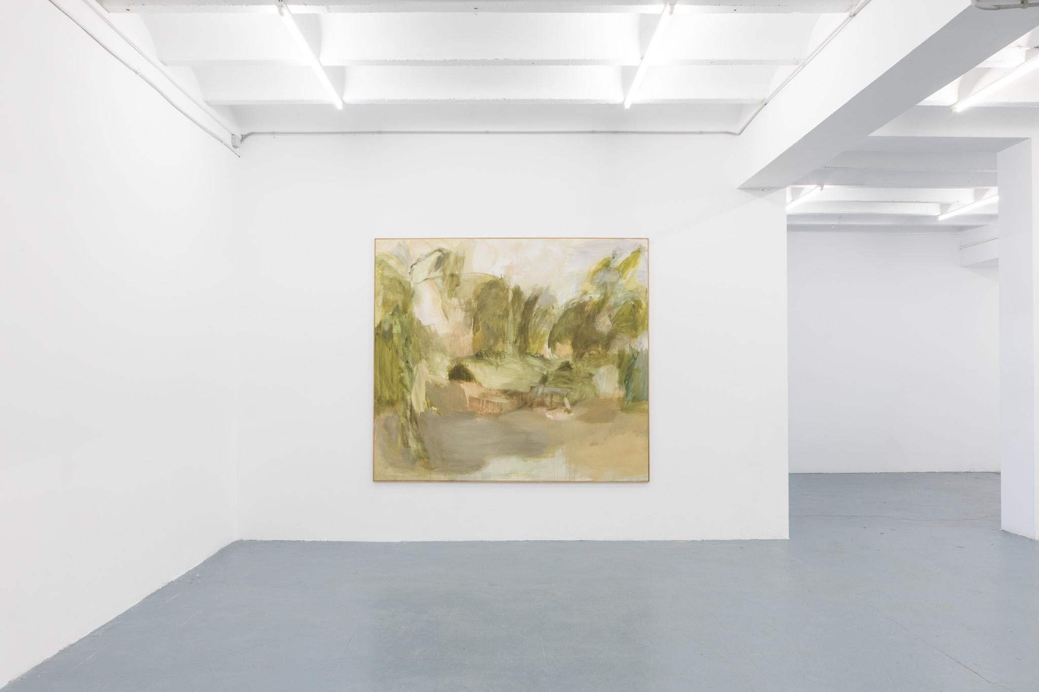 Atmospheric Landscape Abstraction Nature — Federica Furbelli, Oil on Canvas For Sale 4