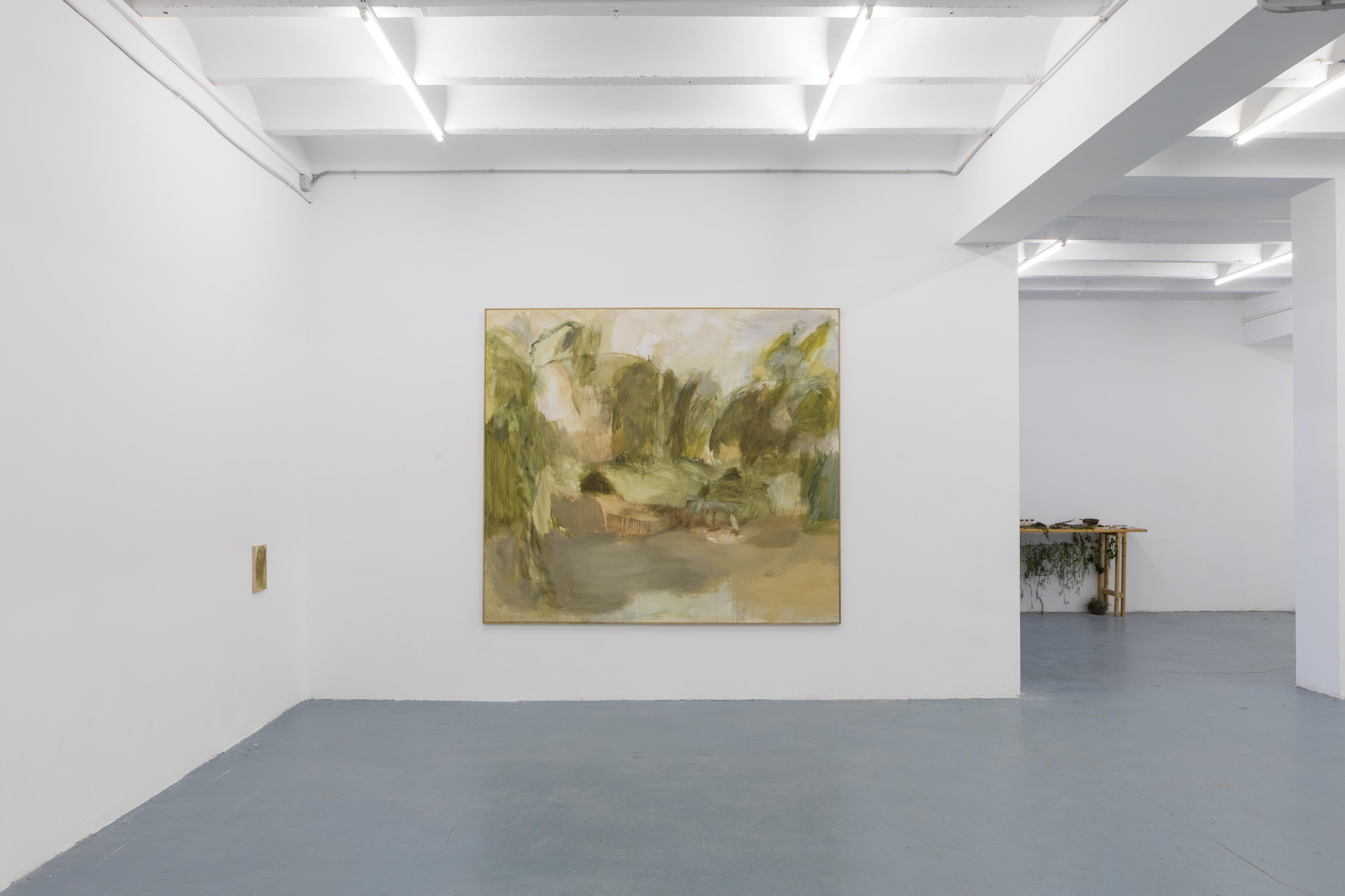 Atmospheric Landscape Abstraction Nature — Federica Furbelli, Oil on Canvas For Sale 5