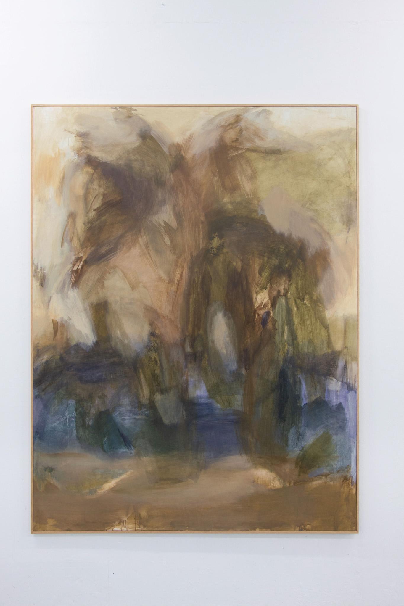 Atmospheric Landscape Abstraction Nature — Federica Furbelli, Oil on Canvas For Sale 6