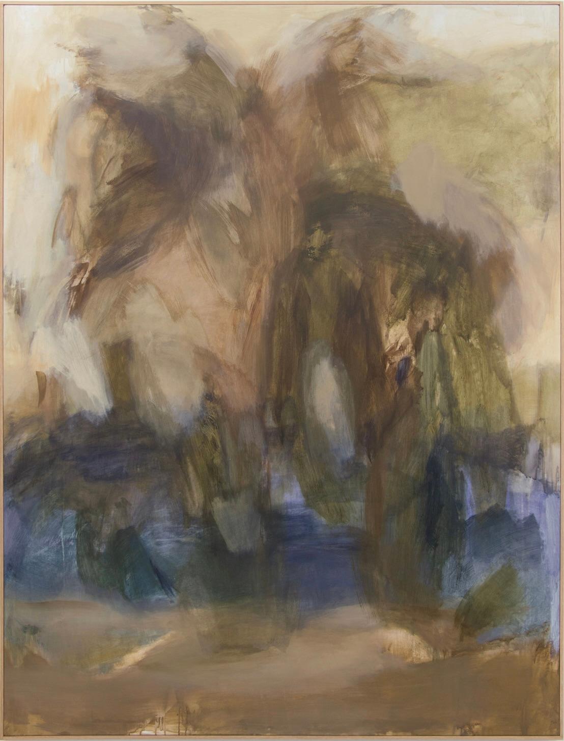 Atmosphärische Landschaft Abstraktion Nature - Federica Furbelli, Öl auf Leinwand