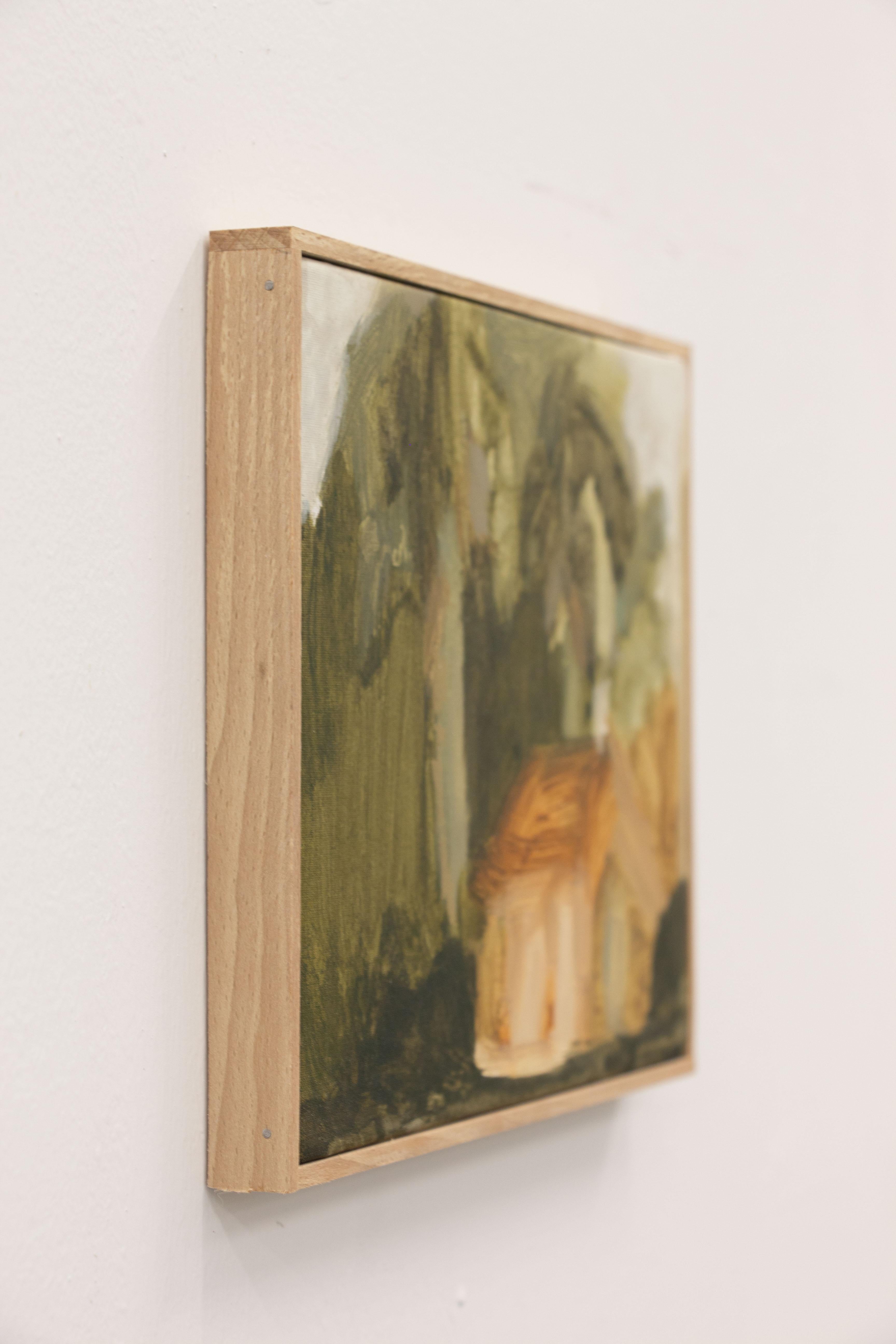 Muted Woodland Soft Abstract Landscape Painting Earth Tones by Federica Furbelli im Angebot 3