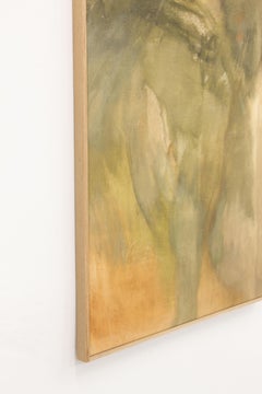 Muted Woodland Study: Soft Abstract Landscape Earth Tones by Federica Furbelli
