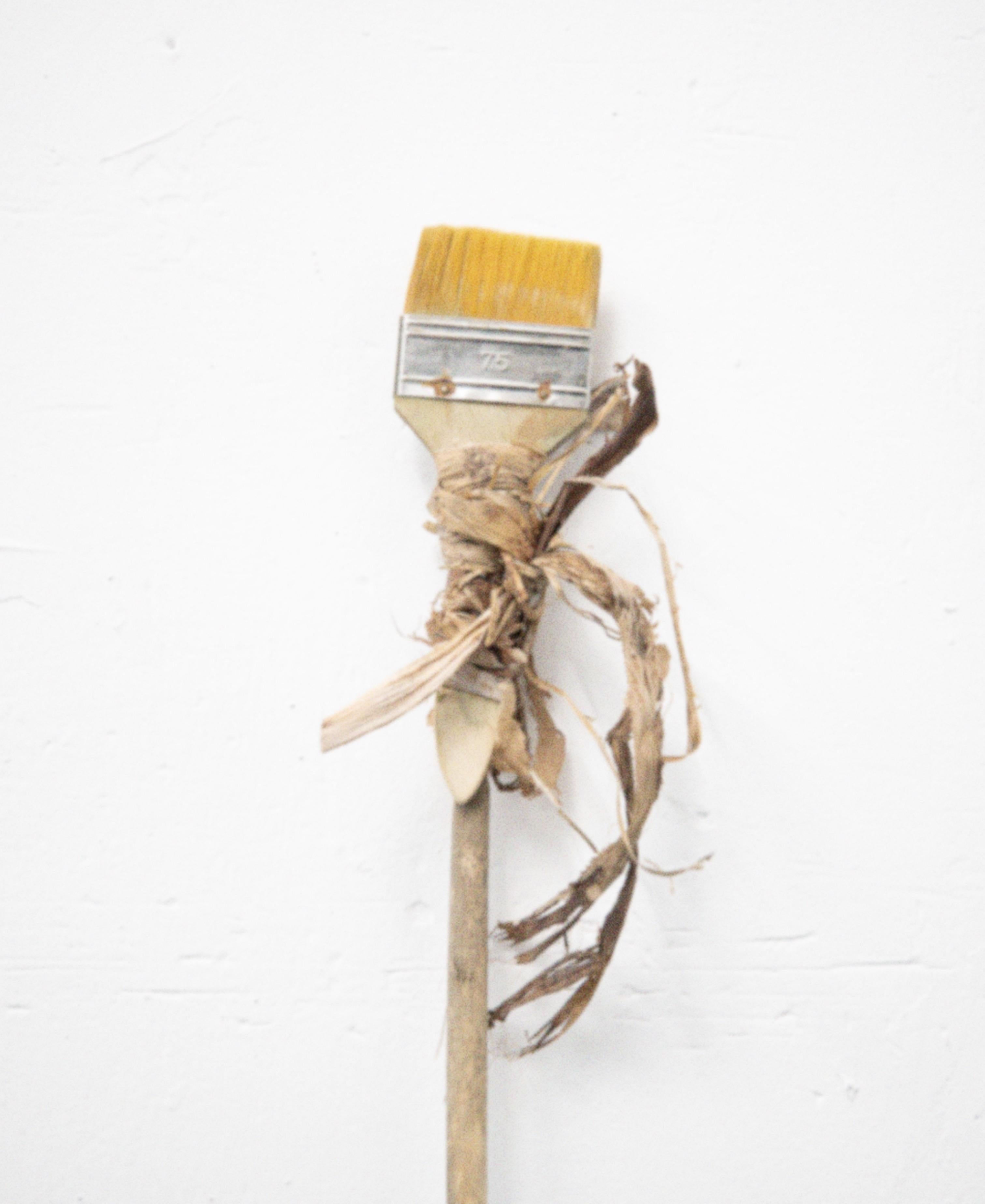 Gedämpfte Waldland-Studie: Weiche, abstrakte Landschaft in Erdtönen von Federica Furbelli im Angebot 8