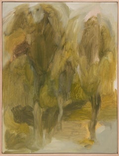 Muted Woodland Study: Soft Abstract Landscape Earth Tones by Federica Furbelli