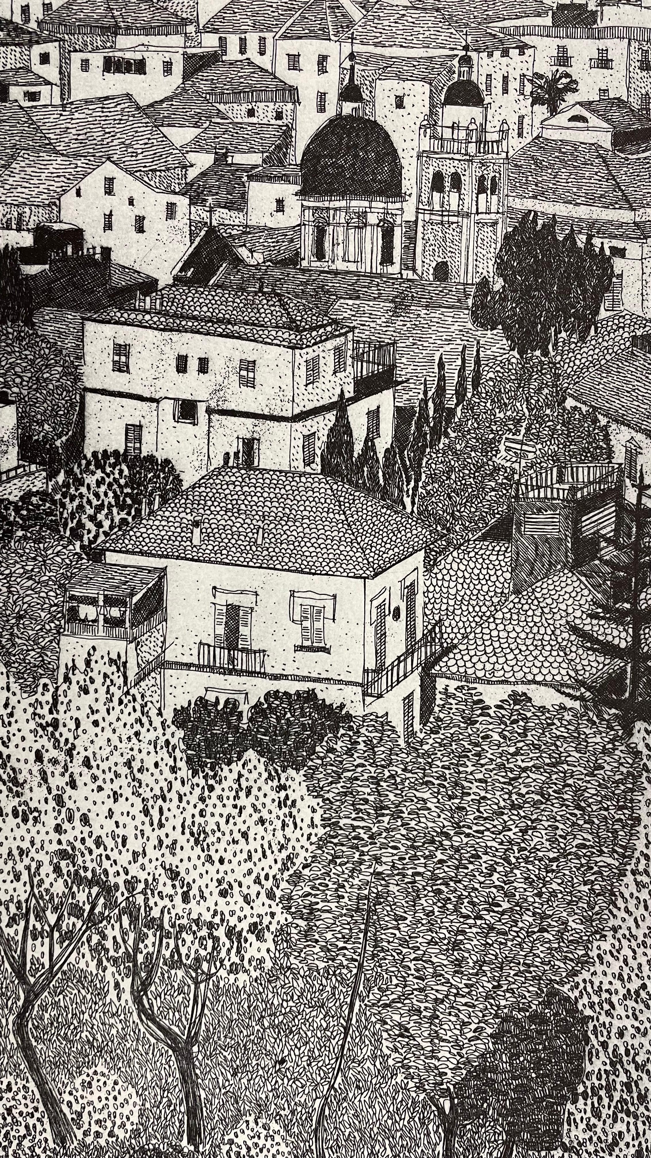 Il torrione
Ref. 397

Original etching, signed and numbered. Limited edition of 90.

Federica Galli was one of Italy's leading contemporary etchers. 
She achieved this fame because she was able to interpret views, as Milan and Venice, landscapes and