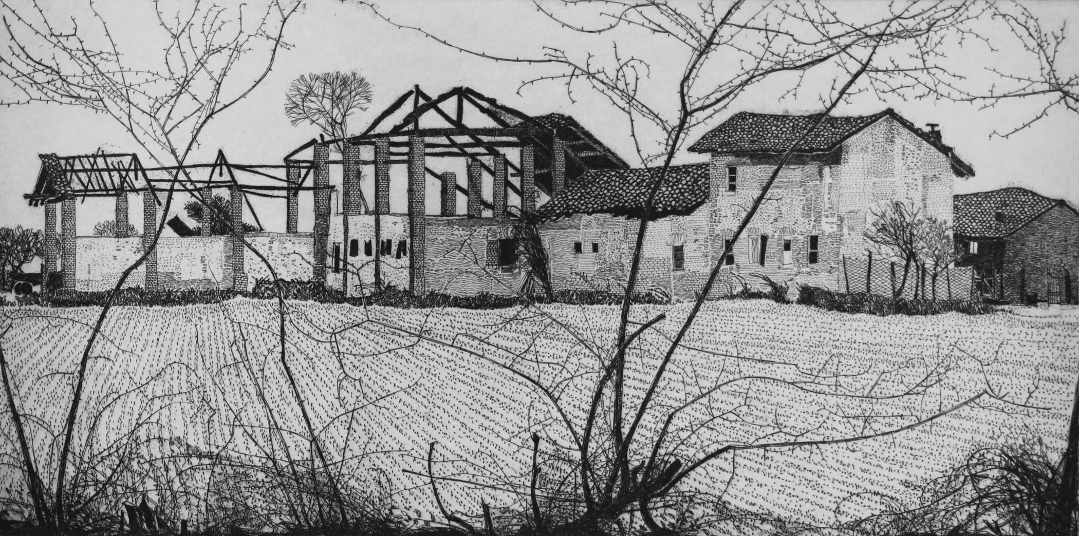 Cascina Salicina, 1983, rif. 481

Aguafuerte pulgadas 9,5 x 19,3 (mm 243 x 490)

Grabador. Figura destacada del arte del grabado en Italia, Federica Galli nació en 1932 en Soresina, un pueblo a las afueras de Cremona. Inmediatamente después de la