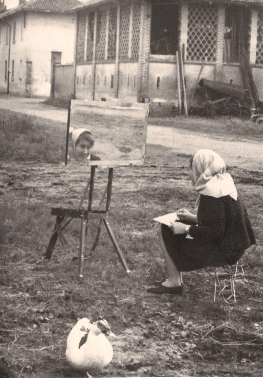 Fine Italian landscape etching by exquisite Federica Galli printmaker For Sale 2